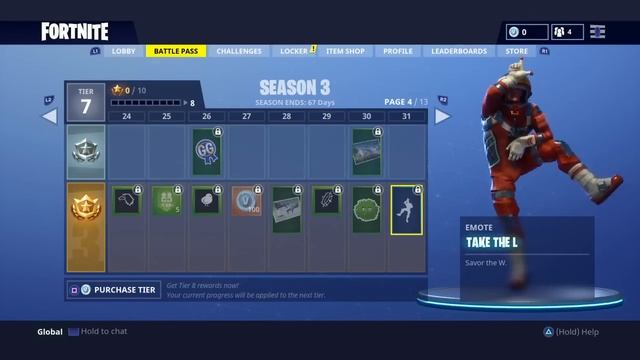 Take The L - Fortnite Battle Royale (Emote) смотреть онлайн
