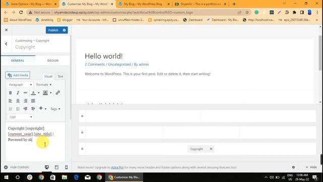 WordPress full Course for beginners |astra theme customizetion|customize wordpress theme смотреть онлайн