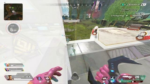 Playing High Sensitivity On The Skypad 3.0 | Hy1a_ Apex Legends Highlights 12