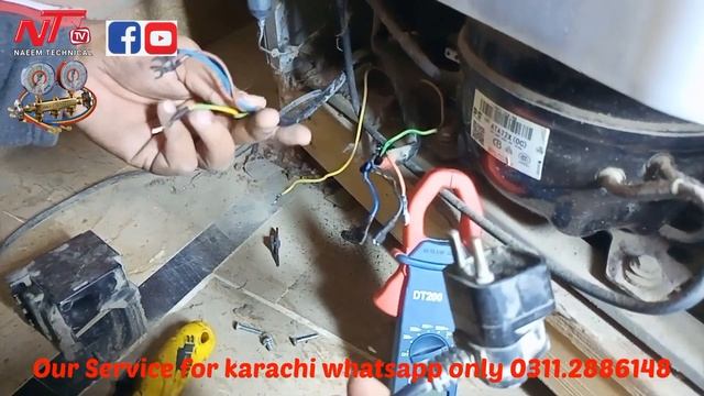 Haier HRF306 Relay Connection|Haier Refrigerator Ki Relay K Connection Kesay Karain