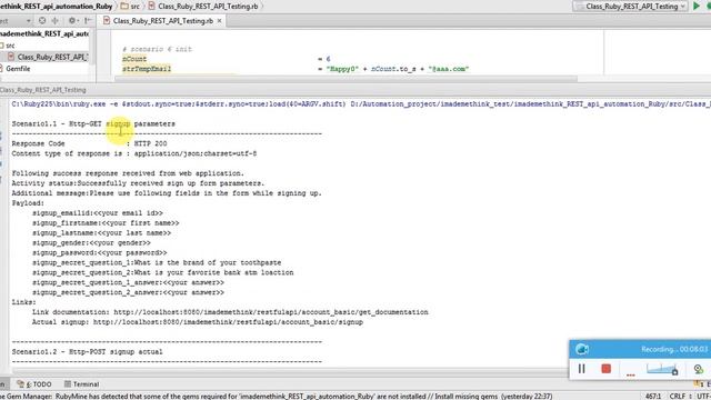 REST API testing using Ruby programming NET HTTP gem Part 3 E2E testing for all scenraios смотреть онлайн