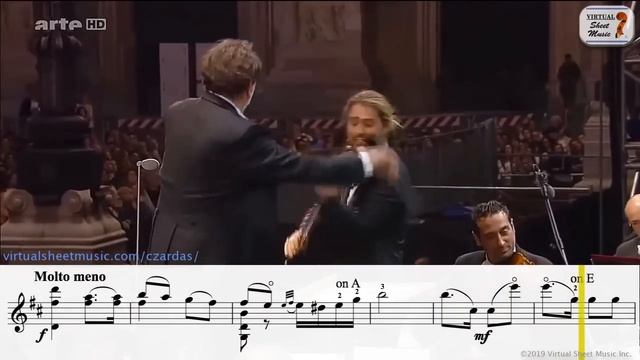 Czardas by V.Monti - David Garrett - Sheet Music Play Along смотреть онлайн