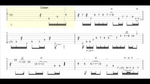 Guthrie Govan - Wonderful Slippery Thing - Guitar TAB