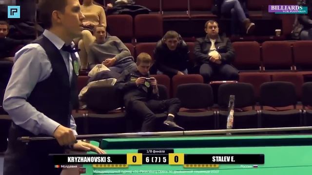 Шедевр на все Времена. SPb Open, Сталев - Крыжановский. Бильярд динамич.(невская)пирамида. Billiard смотреть онлайн