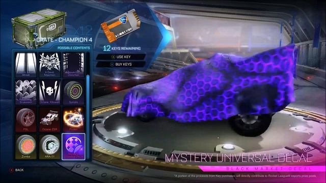 THE CC4 WHITE ZOMBA CHALLENGE! *OMG* WE GOT A MYSTERY DECAL! (Rocket League) смотреть онлайн