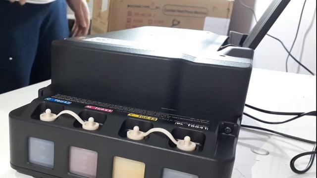 Unboxing and installing Epson Printer L120 смотреть онлайн