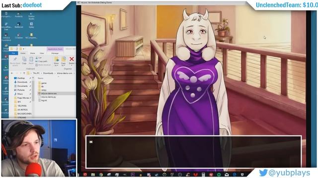 InLove Undertale Dating Simulator Full Uncut Livestream смотреть онлайн