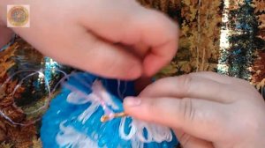Игрушка-мочалка крючком. Зайчик 1\3 часть.
