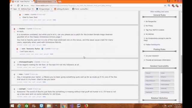 Skyrim SE: Hoth, Immersive Weapons News