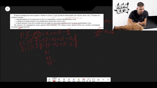 Кот решил 17 номер ЕГЭ за 5 минут