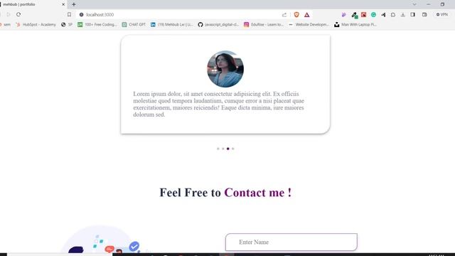 React Personal portfolio design react.js | Chakra UI | Fire motion | Email.js#webdevelopment #viral смотреть онлайн