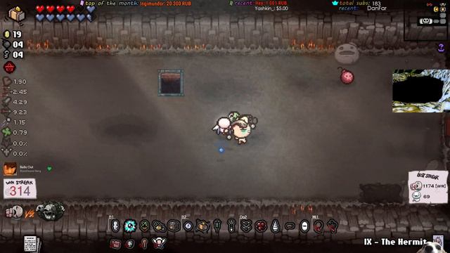 [#315] Иден стрик на 4 Цели | Тосты | The Binding of Isaac: Repentance смотреть онлайн