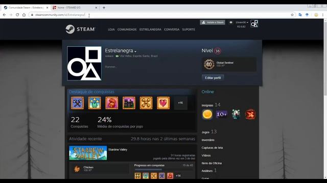 Como achar o ID64 da Steam. смотреть онлайн