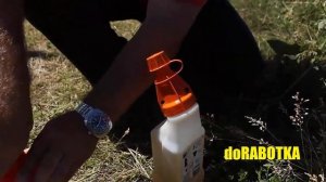 Как заправлять бензокосу,триммер. Смесь бензина и масла,  заправка бензобура #VITALS doRABOTKA