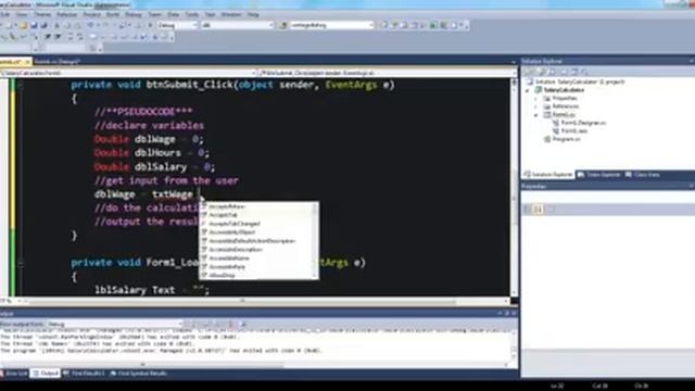 C# Calculations with Multiple Variables смотреть онлайн
