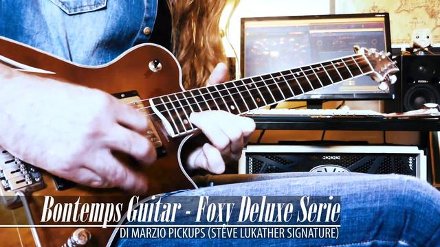 Bontemps Guitars - Foxy Deluxe - Demo 'Di Marzio Pickups' смотреть онлайн