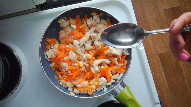 ПП Обед : Невероятно вкусная курица с чесноком и макаронами. ПП рецепт. смотреть онлайн