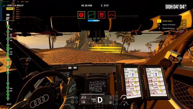Dakar Desert Rally gameplay car setup keyboard setup смотреть онлайн