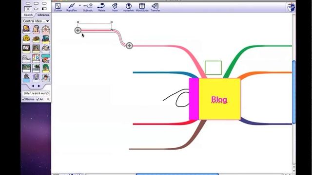 Creating a Mind Map with Inspiration смотреть онлайн