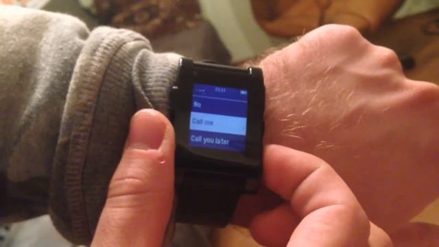 Android wear Оповещение На Pebble смотреть онлайн