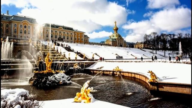 Зимний Санкт-Петербург - Маленький северный рай (песня Е. Ваенги) смотреть онлайн