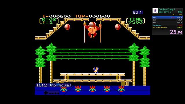 Donkey Kong 3 Beat Level 3 41.500 смотреть онлайн