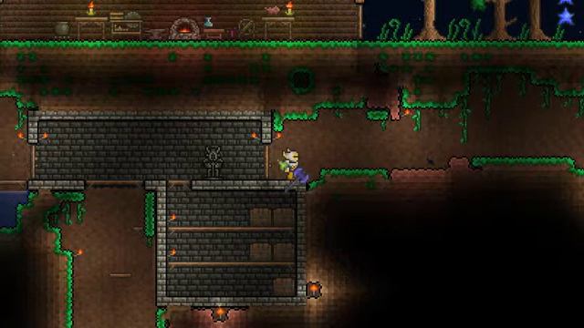 Terraria 1.1 Solo-Mode 18: Remind Me to get Torches смотреть онлайн