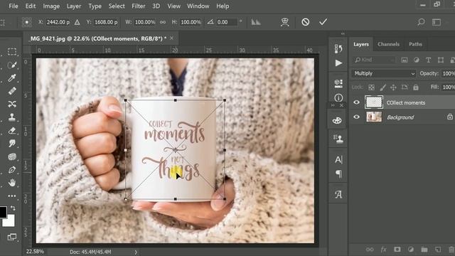 Simple Mug Mockup in Photoshop смотреть онлайн