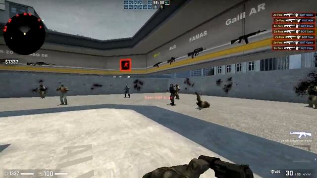 CS GO Тренировка Aim Training Map смотреть онлайн