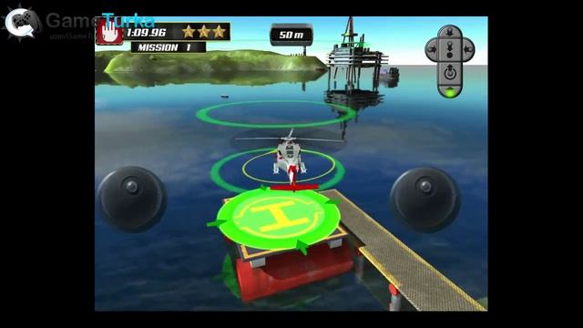 3D Helicopter Parking Simulator Game iPhone/iPad GamePlay смотреть онлайн