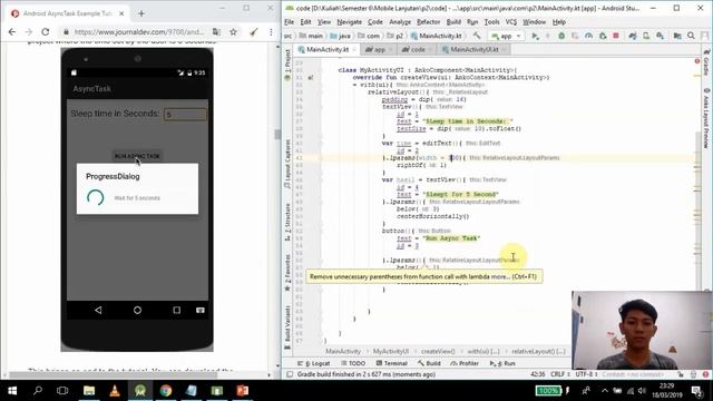 Async Task with Anko смотреть онлайн
