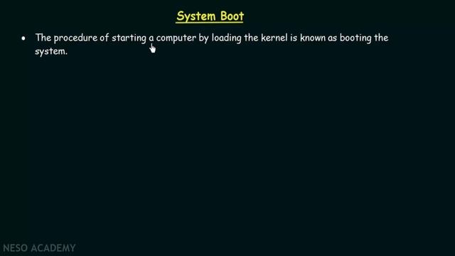 Operating System Generation and System Boot смотреть онлайн