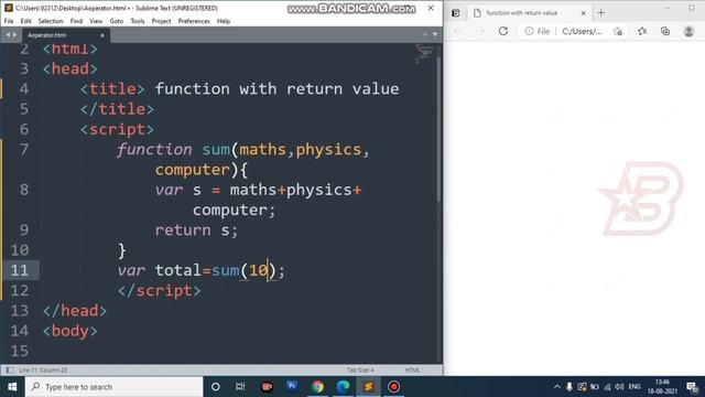 javascript functions with return value смотреть онлайн