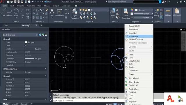AUTOCAD #7 Como convertir un dibujo a bloque смотреть онлайн