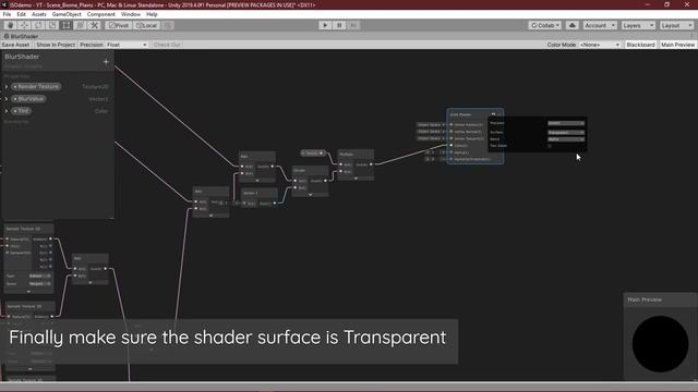 UI BLUR in Unity ShaderGraph for 2D & 3D games смотреть онлайн