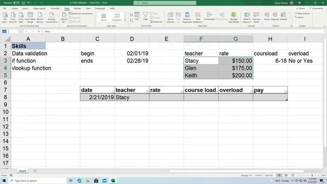 Data Validation in Excel смотреть онлайн