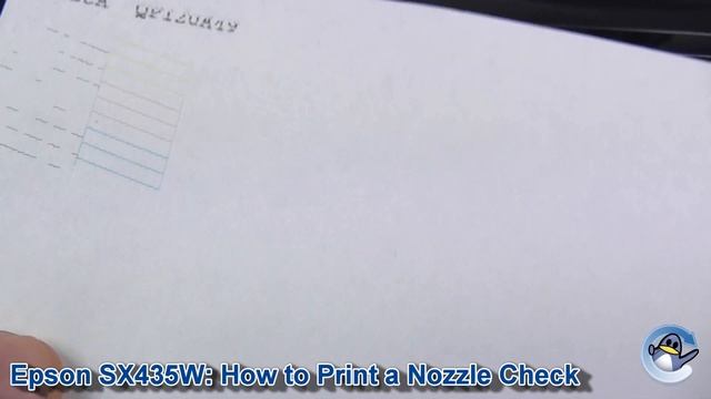 Epson Stylus SX435W: How to Print a Nozzle Check Test Page смотреть онлайн
