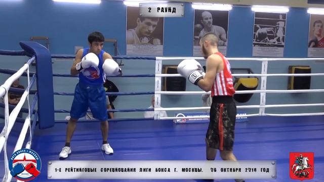 1-е рейтинговые бои Лига бокса г. Москвы – 06.10.18 г. до 64 кг. смотреть онлайн