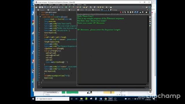 My-Sample-Program-of-The-Fibonacci-Sequence-in-Java | TOPZmetal channel смотреть онлайн