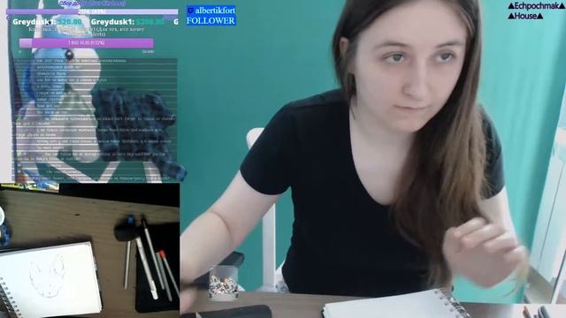 Рисование и общение, drawing and talking! Hey, i'm here! Я здесь. РУ][EN смотреть онлайн