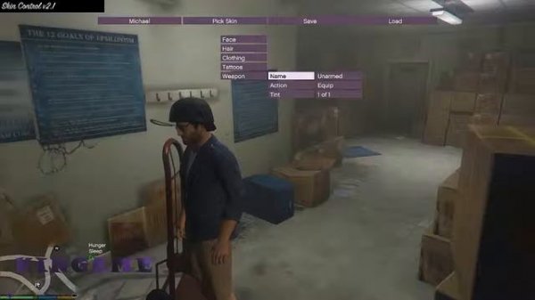 Обзор модов GTA V # 2 Skin Control