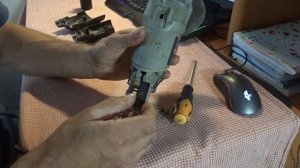 Замена кнопки на 125 болгарке, на альтернативную.