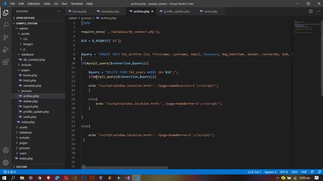[PART 4] - Admin Panel (Delete/Archive, Restore, Edit, Update, Search Data) - WEB SYSTEM смотреть онлайн