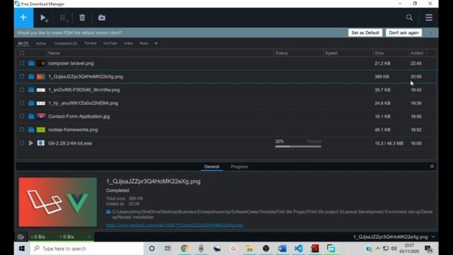 How to install and Set-up Laravel in Windows 10:Composer installation for Laravel Environment Set-u смотреть онлайн