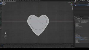 Как очень быстро сделать сердечко в Блендере.