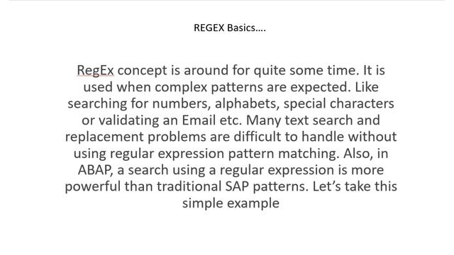 3 Key Points of Regular Expression? | REGEX | ABAP Tips and Tricks ?? смотреть онлайн