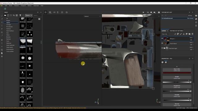 Substance painter уроки ► Настройки экспорта ► Замена шейдера в проекте ► Текстурирование оружия смотреть онлайн