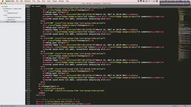 Bootstrap 4: Create a blog – Categories смотреть онлайн