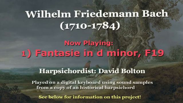 Wilhelm Friedemann Bach (1710-1784): Fantasie in d-minor, F19 смотреть онлайн