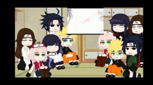 Реакция Наруто(вселенная сакуры АУ и вселенная Наруто )на оригинал 1/1